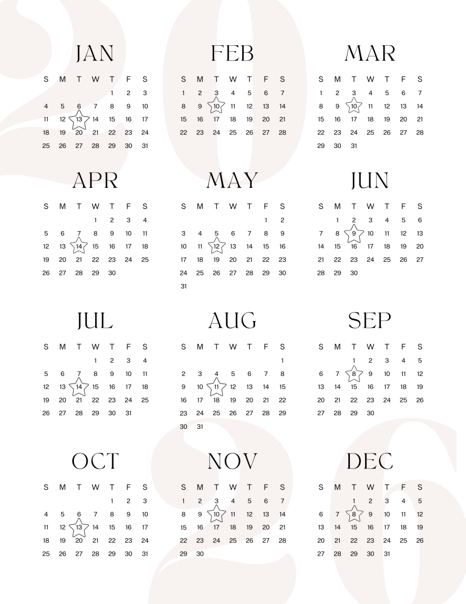 2026 Court Calendar